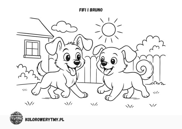 Podgląd: Fifi I Bruno W Ogrodzie